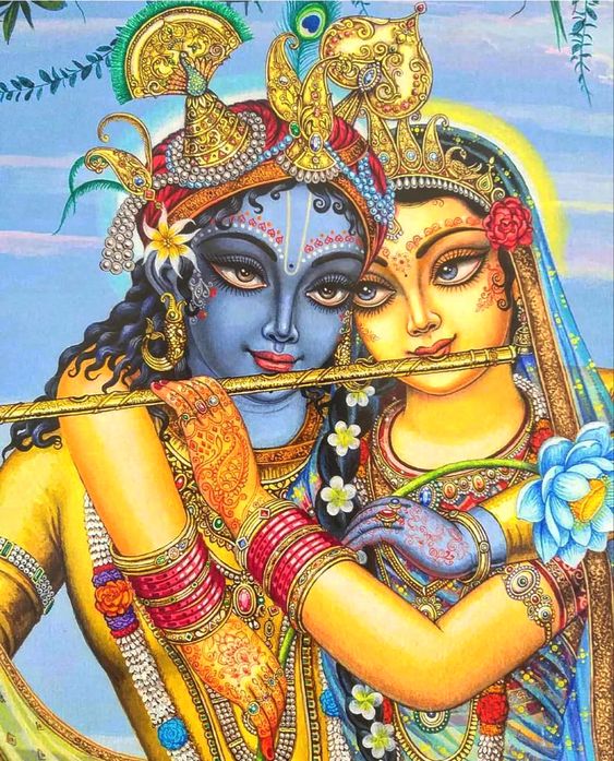 Radha Krishna symbolizing their eternal love and divine connection